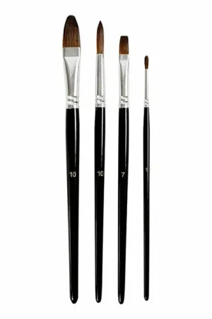 Aquarelpenselen - 4st. Uitverkoop