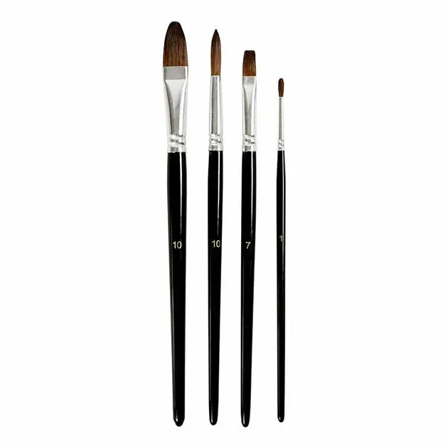 Aquarelpenselen - 4st. Uitverkoop