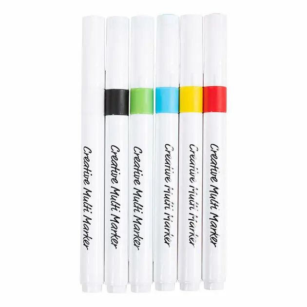 Gecertificeerd Creatieve Multi Stift 4mm Diverse Kleuren - 6st.