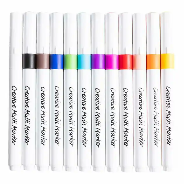 Creatieve Multi Stift 4mm Diverse Kleuren - 12st. Goedkoop
