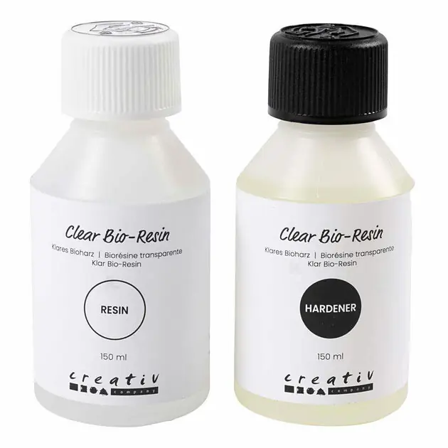 Transparante Bio-Hars - 2x150ml. Gereduceerde Prijs