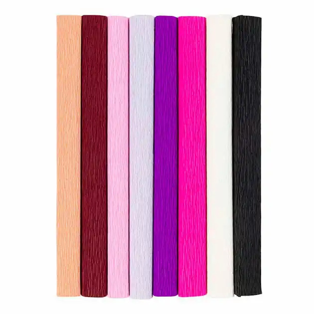 Merkproduct Crepepapier Paars en Roze Harmonie - 8st.