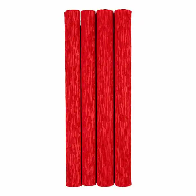 Premium Crepepapier Rood - 4st.