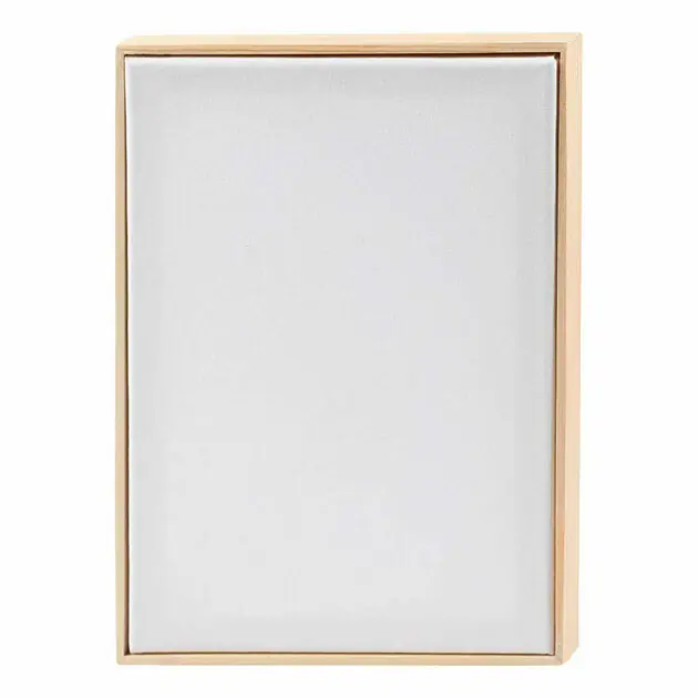 Uitverkoop Gespannen Canvas met Lijst 280gr. 21x29,7cm - Wit