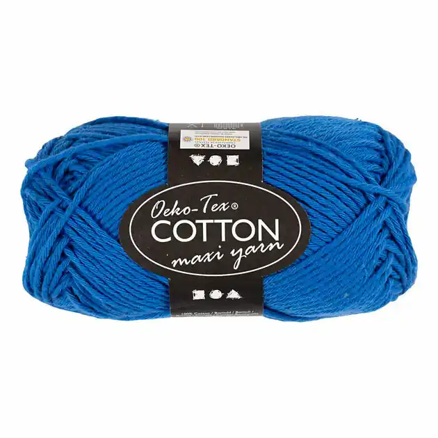Katoengaren Afm 8/8 L: 80-85 M Kobalt Blauw - 50gr. Beperkt Aanbod