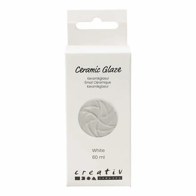 Keramiek Glazuur 984-1101 C Dekkend Wit - 60ml Gratis Retour