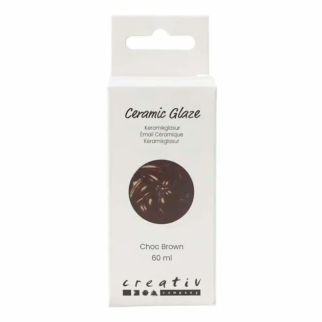 Gecertificeerd Keramiek Glazuur 984-1101 C Dekkend Chocolat Brown - 60ml