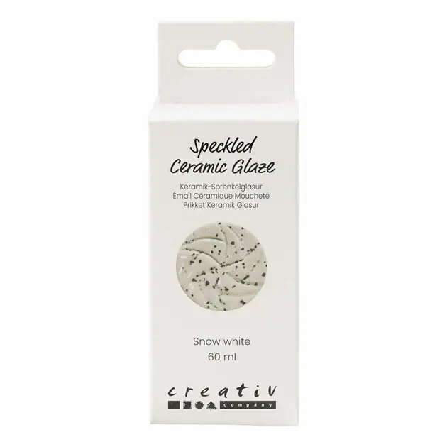 Lage Kosten Gespikkeld Keramiek Glazuur 999-1060 C Dekkend Sneeuwwit - 60ml