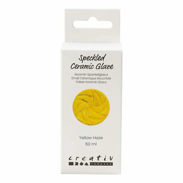 Gespikkeld Keramiek Glazuur 999-1060 C Dekkend Yellow Haze - 60ml Exclusieve Aanbieding