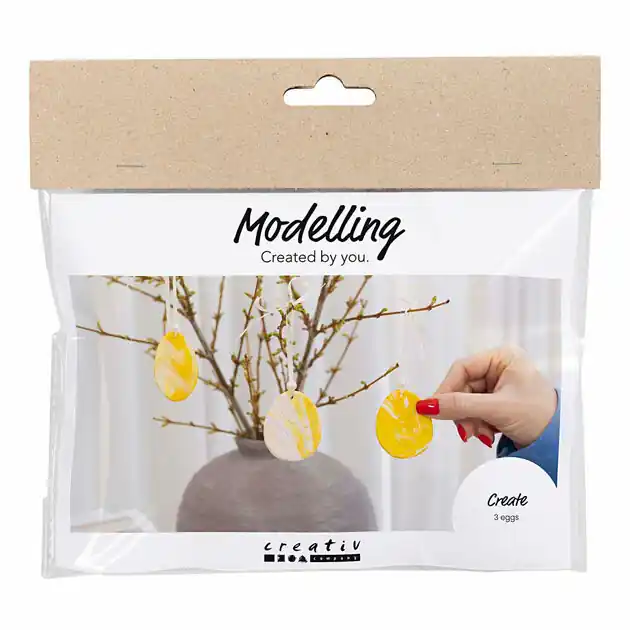 Mini Hobbyset Boetseren ei Lichtgeel Pastelkleuren Beperkt Aanbod