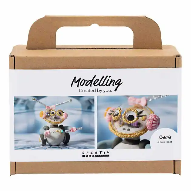 Gratis Retour Mini Hobbyset Robot Boetseren Grijs en Roze