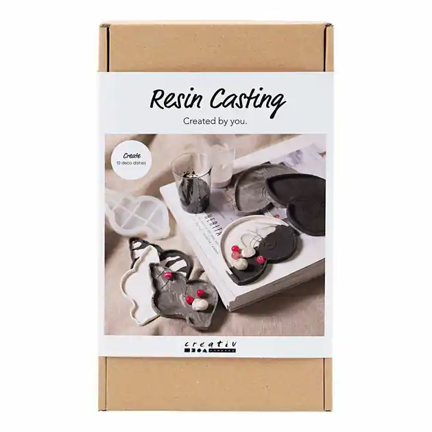 Hobbyset Hars Gieten Conchschelp Zwart en Wit Flitsaanbieding