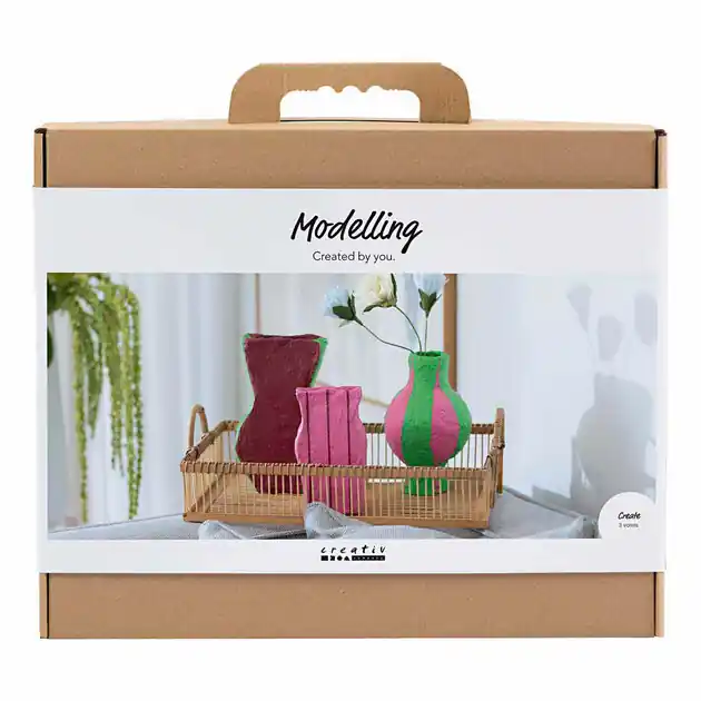 Lage Kosten Maxi hobbyset Boetseren Vazen van Papier-Mache