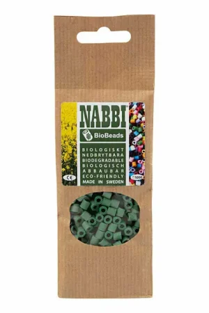 Beperkt Aanbod NABBI BioBeads 5x5mm Donkergroen - 1000st.