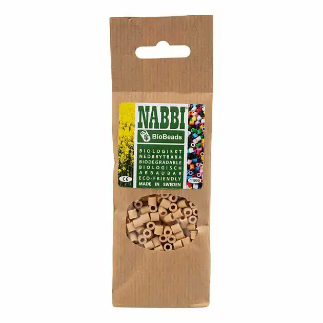 NABBI BioBeads 5x5mm Creme - 1000st. Direct Verzonden