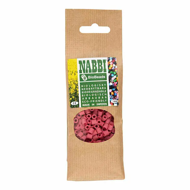 NABBI BioBeads 5x5mm Rood - 1000st. Rechtstreeks Van De Fabrikant