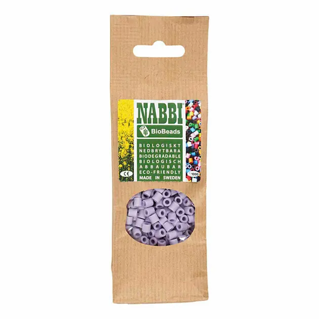 Populair NABBI BioBeads 5x5mm Paars - 1000st.
