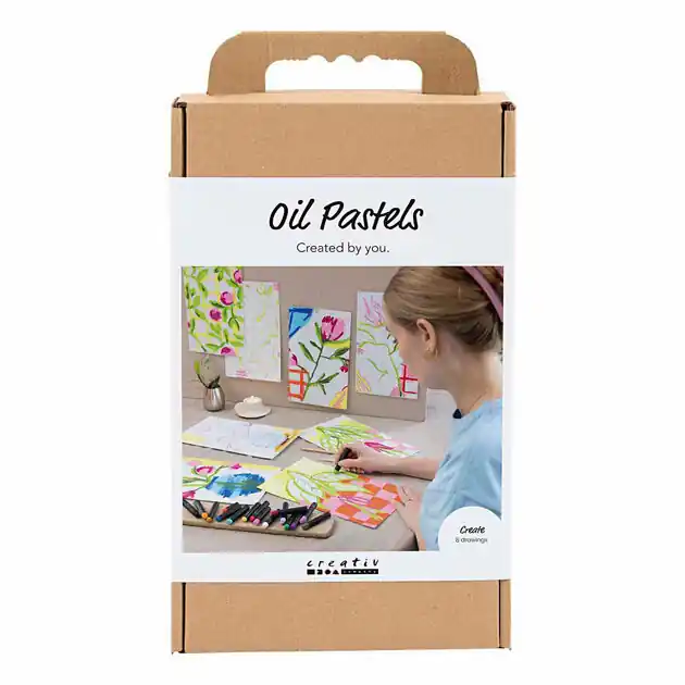 Fabrieksprijs Hobbyset Oliepastel Bloemen Diverse Kleuren