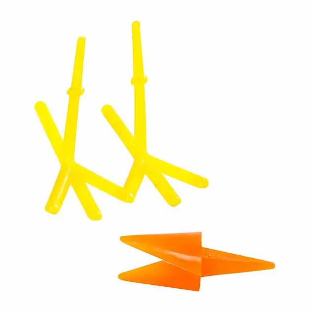 Beperkt Aanbod Kunststof Kippensnavels en -poten - 8 sets