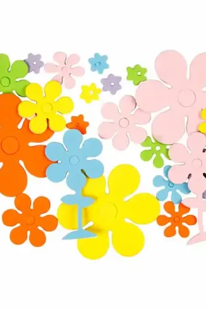 Beperkte Voorraad Foam Figuren Bloemen 2mm Dik - 670st.