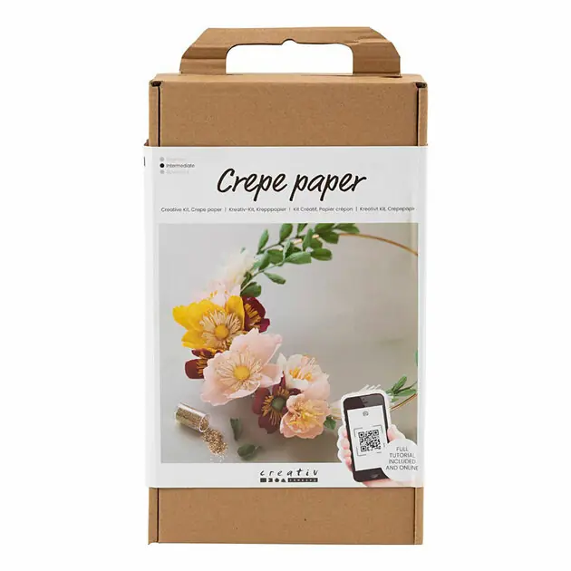 Hobbyset Crepepapier Krans Laatste Versie