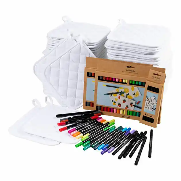 Speciale Aanbieding Groepsset Pannenlappen met Stiften