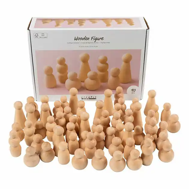 Houten Vormen 5-8cm - 90dlg. Direct Verzonden