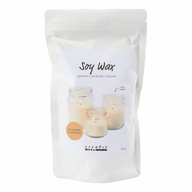 Koopje Sojawas voor Kaarsen in Potten - Creme 250gr.