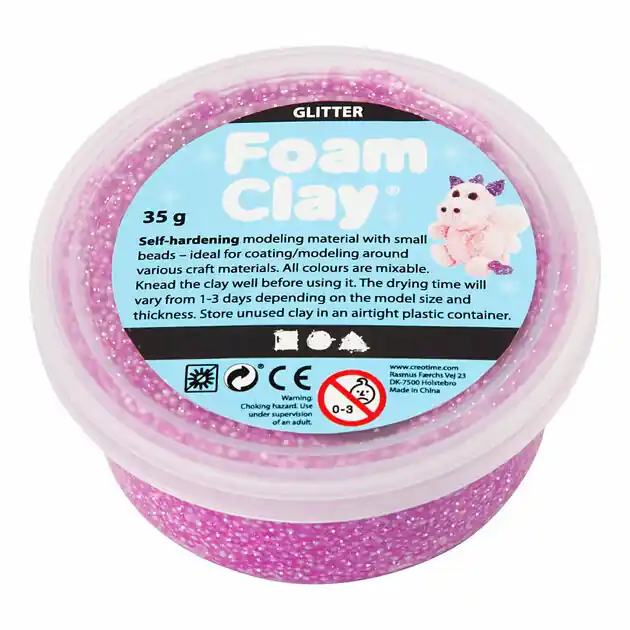 Foam Clay Glitter 35gr - Paars Betaalbaar