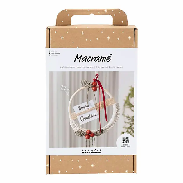 Hobbyset Macrame Kerstkrans Flitsaanbieding