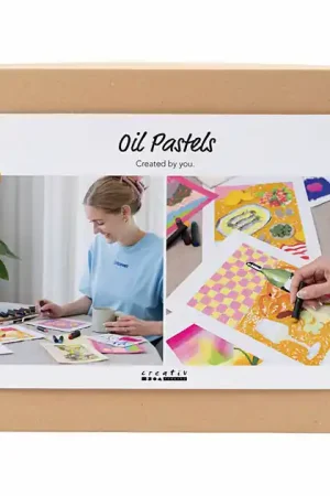 Beste Prijs Starter Hobbyset Oliepastel - 12 Technieken