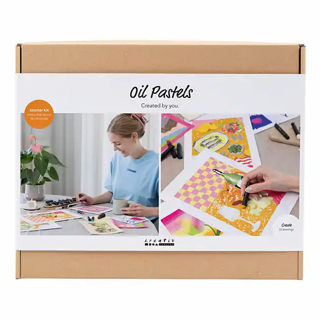 Beste Prijs Starter Hobbyset Oliepastel - 12 Technieken