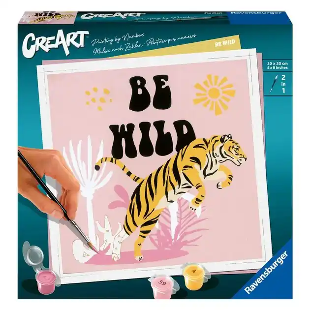 Hoge Kwaliteit Ravensburger Schilderen op Nummer - Be Wild
