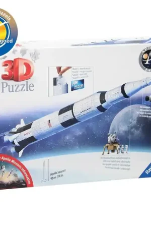 Ravensburger 3D Puzzel Apollo Saturn V, 440st. Voordeelprijs