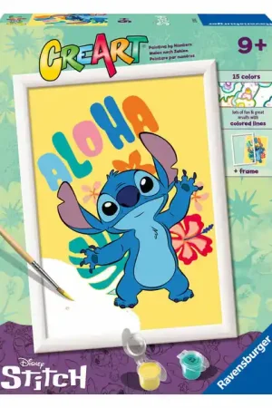 Superprijs Ravensburger CreArt Schilderen op Nummer - Aloha Stitch