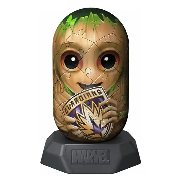 Seizoensaanbieding Ravensburger 3D Puzzel Hylkies Marvel Groot, 54st.