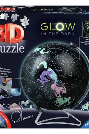 Flitsaanbieding Ravensburger 3D Puzzel Constellations Glow in the Dark, 180st.