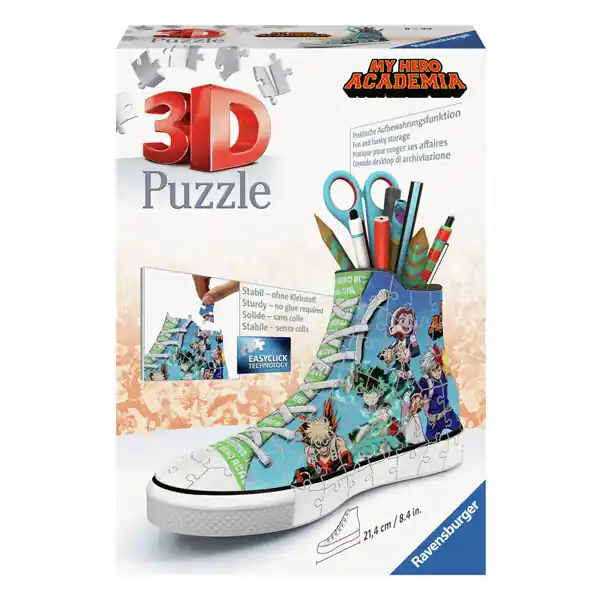 Ravensburger 3D Puzzel Sneaker My Hero Academia, 108st. Exclusieve Aanbieding