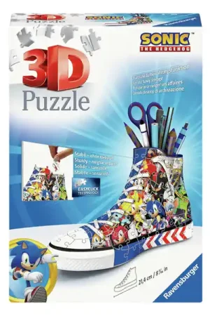 Bestel Nu Ravensburger 3D Puzzel Pennenbak Sonic The Hedgehog, 108st.
