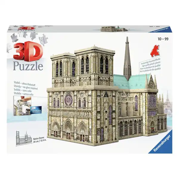 Dagaanbieding Ravensburger 3D Puzzel Notre Dame Parijs, 216st.