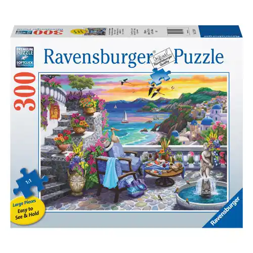 Ravensburger Legpuzzel Santorini Sunset, 300st. Exclusieve Aanbieding