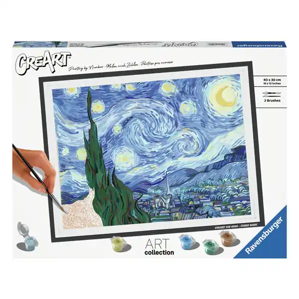 Ravensburger CreArt Schilderen op Nummer - The Starry Night Van Gogh Koopje