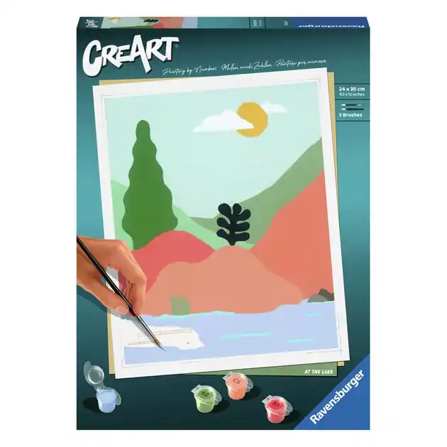 Nu Kopen Ravensburger CreArt Schilderen op Nummer - At The Lake