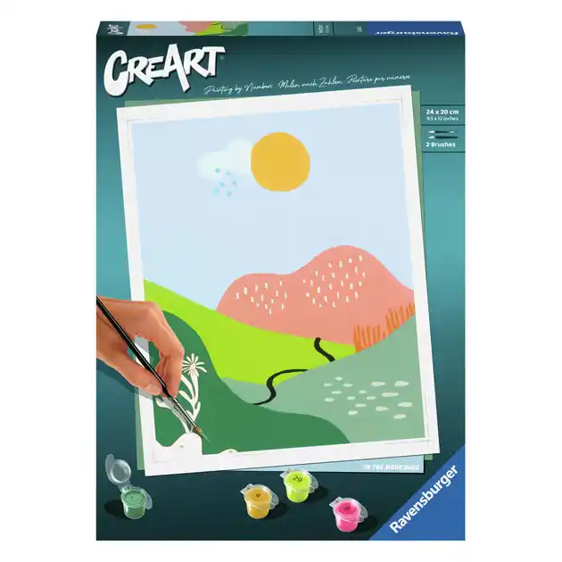 Ravensburger CreArt Schilderen op Nummer - In the Mountains Korting