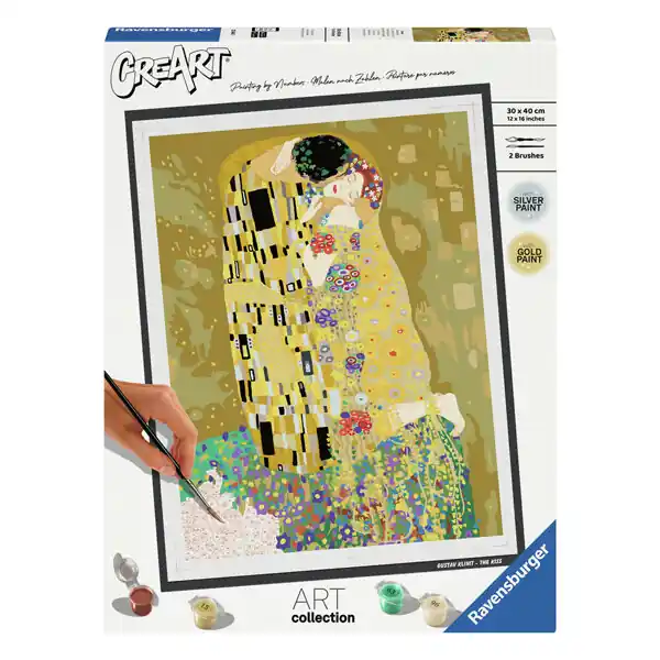 Lage Kosten Ravensburger CreArt Schilderen op Nummer - The Kiss Klimt