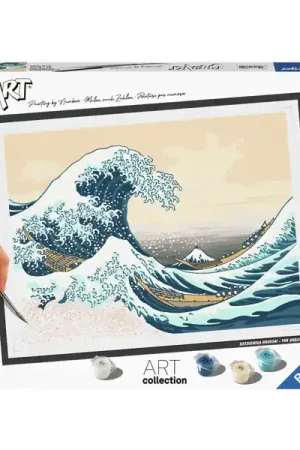 Veilige Betaling Ravensburger CreArt Schilderen op Nummer - Hoksusai: The Great Wave