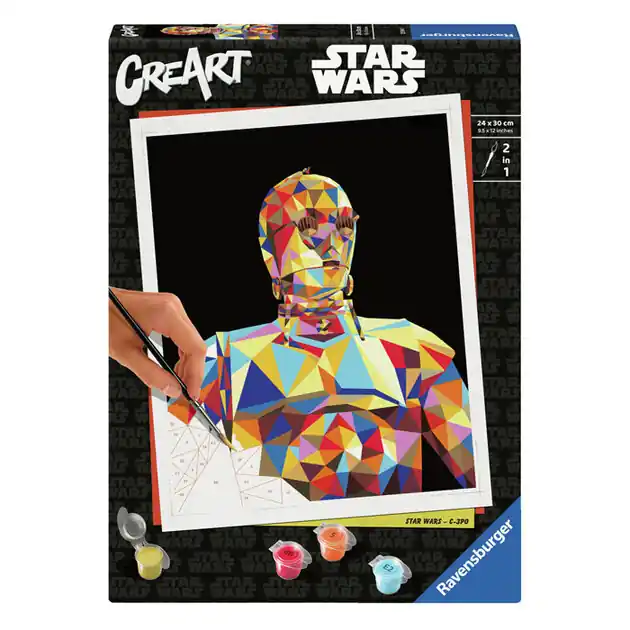 Populair Ravensburger CreArt Schilderen op Nummer - Star Wars - C-3Po