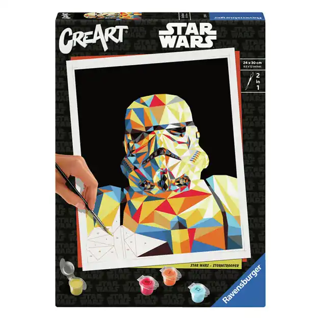 Ravensburger CreArt Schilderen op Nummer - Star Wars - Stormtrooper Beste Prijs