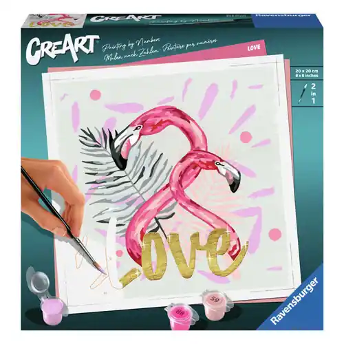 Ravensburger CreArt Schilderen op Nummer - Love Koopje