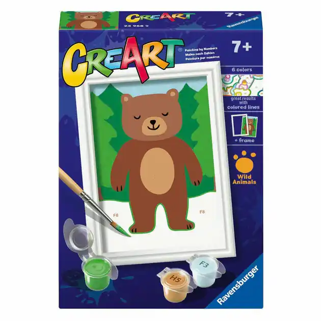 Ravensburger CreArt Schilderen op Nummer - Beer Merkproduct